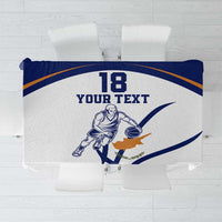 Cyprus Basketball Custom Tablecloth Go Champion - Wonder Print Shop