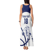 Cyprus Basketball Custom Tank Maxi Dress Go Champion - Wonder Print Shop