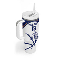 Cyprus Basketball Custom Tumbler With Handle Go Champion - Wonder Print Shop