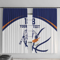 Cyprus Basketball Custom Window Curtain Go Champion - Wonder Print Shop