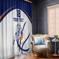 Cyprus Basketball Custom Window Curtain Go Champion - Wonder Print Shop