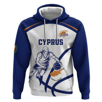 Cyprus Basketball Custom Zip Hoodie Go Champion - Wonder Print Shop
