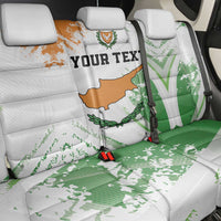 Custom Cyprus Back Car Seat Cover Sporty Style - Wonder Print Shop