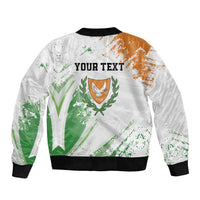 Custom Cyprus Bomber Jacket Sporty Style - Wonder Print Shop