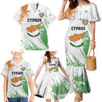 Custom Cyprus Family Matching Mermaid Dress and Hawaiian Shirt Sporty Style - Wonder Print Shop
