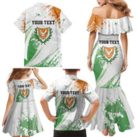 Custom Cyprus Family Matching Mermaid Dress and Hawaiian Shirt Sporty Style - Wonder Print Shop