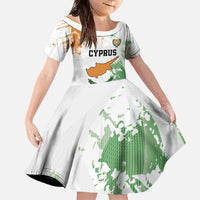 Custom Cyprus Family Matching Off The Shoulder Long Sleeve Dress and Hawaiian Shirt Sporty Style - Wonder Print Shop