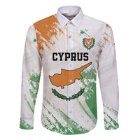 Custom Cyprus Family Matching Off The Shoulder Long Sleeve Dress and Hawaiian Shirt Sporty Style - Wonder Print Shop