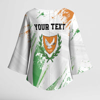 Custom Cyprus Kimono Sleeve Blouse Sporty Style - Wonder Print Shop