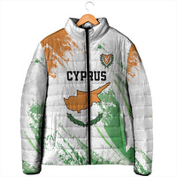 Custom Cyprus Padded Jacket Sporty Style - Wonder Print Shop