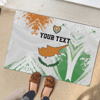 Custom Cyprus Rubber Doormat Sporty Style - Wonder Print Shop