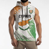 Custom Cyprus Sleeveless Hoodie Sporty Style - Wonder Print Shop