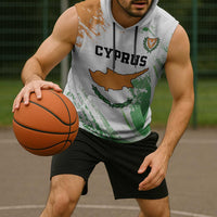 Custom Cyprus Sleeveless Hoodie Sporty Style - Wonder Print Shop