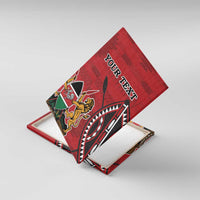 Personalized Kenya Coat Of Arms Canvas Wall Art Ethnic Seamless Pattern - Wonder Print Shop