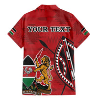 Personalized Kenya Coat Of Arms Family Matching Mermaid Dress and Hawaiian Shirt Ethnic Seamless Pattern - Wonder Print Shop