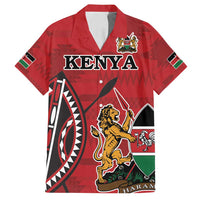 Personalized Kenya Coat Of Arms Family Matching Tank Maxi Dress and Hawaiian Shirt Ethnic Seamless Pattern - Wonder Print Shop