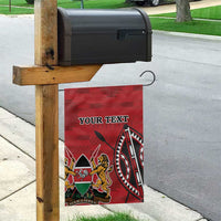 Personalized Kenya Coat Of Arms Garden Flag Ethnic Seamless Pattern - Wonder Print Shop