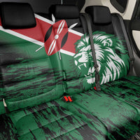 Kenya Lion Head Back Car Seat Cover Flag Style - Wonder Print Shop