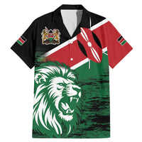 Kenya Lion Head Family Matching Mermaid Dress and Hawaiian Shirt Flag Style - Wonder Print Shop
