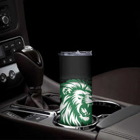 Kenya Lion Head Skinny Tumbler Flag Style - Wonder Print Shop