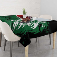 Kenya Lion Head Tablecloth Flag Style - Wonder Print Shop