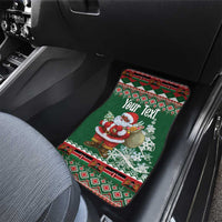 Personalized Kenya Christmas Car Mats African Santa Claus - Heri ya Krismasi - Wonder Print Shop