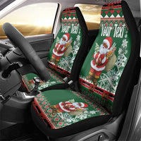 Personalized Kenya Christmas Car Seat Cover African Santa Claus - Heri ya Krismasi - Wonder Print Shop