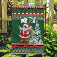 Personalized Kenya Christmas Garden Flag African Santa Claus - Heri ya Krismasi - Wonder Print Shop