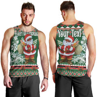 Personalized Kenya Christmas Men Tank Top African Santa Claus - Heri ya Krismasi - Wonder Print Shop
