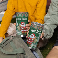 Personalized Kenya Christmas Tumbler Cup African Santa Claus - Heri ya Krismasi - Wonder Print Shop