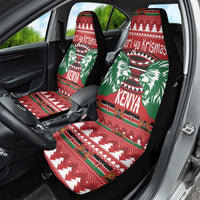 Kenya Christmas Lion Car Seat Cover Heri ya Krismasi - Wewe pia - Wonder Print Shop