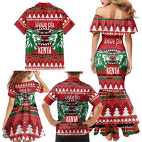 Kenya Christmas Lion Family Matching Mermaid Dress and Hawaiian Shirt Heri ya Krismasi - Wewe pia - Wonder Print Shop