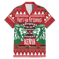 Kenya Christmas Lion Family Matching Mermaid Dress and Hawaiian Shirt Heri ya Krismasi - Wewe pia - Wonder Print Shop