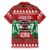 Kenya Christmas Lion Family Matching Summer Maxi Dress and Hawaiian Shirt Heri ya Krismasi - Wewe pia - Wonder Print Shop