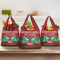 Kenya Christmas Lion Grocery Bag Heri ya Krismasi - Wewe pia