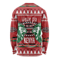 Kenya Christmas Lion Long Sleeve Shirt Heri ya Krismasi - Wewe pia - Wonder Print Shop