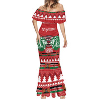 Kenya Christmas Lion Mermaid Dress Heri ya Krismasi - Wewe pia - Wonder Print Shop