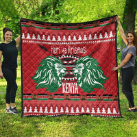 Kenya Christmas Lion Quilt Heri ya Krismasi - Wewe pia - Wonder Print Shop