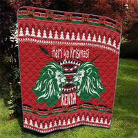 Kenya Christmas Lion Quilt Heri ya Krismasi - Wewe pia - Wonder Print Shop