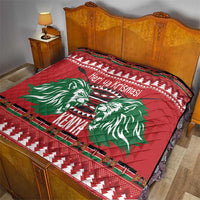 Kenya Christmas Lion Quilt Heri ya Krismasi - Wewe pia - Wonder Print Shop