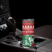 Kenya Christmas Lion Skinny Tumbler Heri ya Krismasi - Wewe pia - Wonder Print Shop