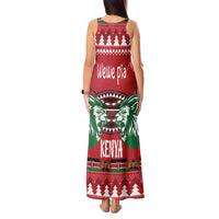 Kenya Christmas Lion Tank Maxi Dress Heri ya Krismasi - Wewe pia - Wonder Print Shop