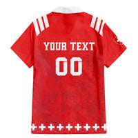 Custom Switzerland Rugby Family Matching Mermaid Dress and Hawaiian Shirt Edelweis Pattern