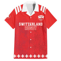 Custom Switzerland Rugby Family Matching Summer Maxi Dress and Hawaiian Shirt Edelweis Pattern - Wonder Print Shop