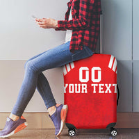 Custom Switzerland Rugby Luggage Cover Edelweis Pattern - Wonder Print Shop