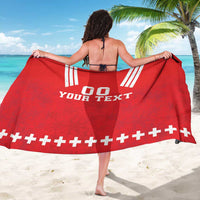 Custom Switzerland Rugby Sarong Edelweis Pattern - Wonder Print Shop