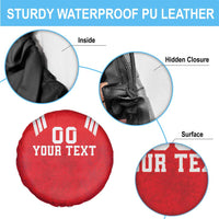 Custom Switzerland Rugby Spare Tire Cover Edelweis Pattern - Wonder Print Shop