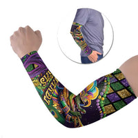 Mardi Gras Alligator Arm Sleeves Let the Gator Jazz Roll - Wonder Print Shop