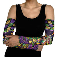Mardi Gras Alligator Arm Sleeves Let the Gator Jazz Roll - Wonder Print Shop