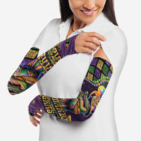 Mardi Gras Alligator Arm Sleeves Let the Gator Jazz Roll - Wonder Print Shop